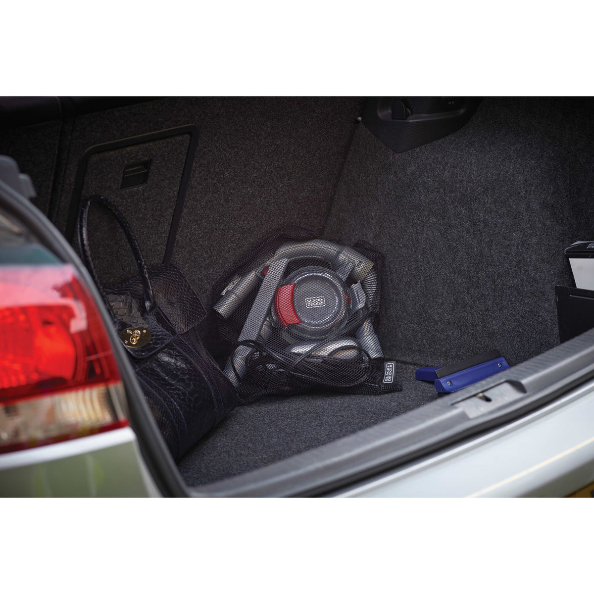 Φορητή ηλεκτρική σκούπα Black & Decker PD1200AV-XJ χωρίς σακούλα σε γκρι και πορτοκαλί χρώμα