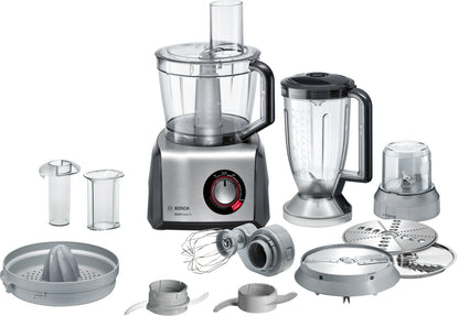 Bosch MC812M844 food processor 1250 W 3.9 L Black, Stainless steel