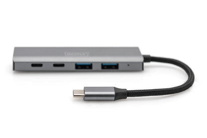 DIGITUS USB-C-Hub  4-Port 3.1 ->2xUSB A 2xUSB C int.Kabel