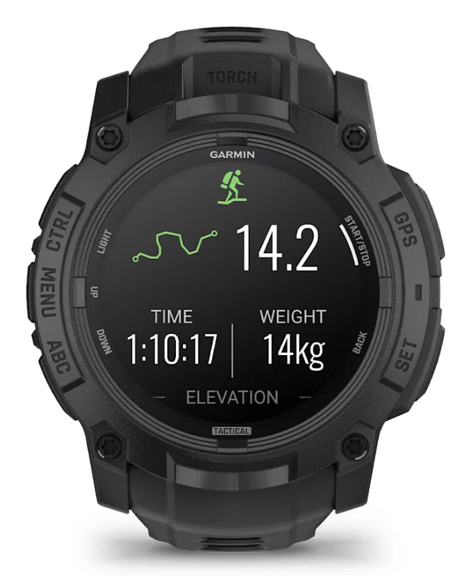 Garmin Instinct 3 Tactical Edition 3.3 cm (1.3") AMOLED 50 mm Digital 416 x 416 pixels Black GPS (satellite)