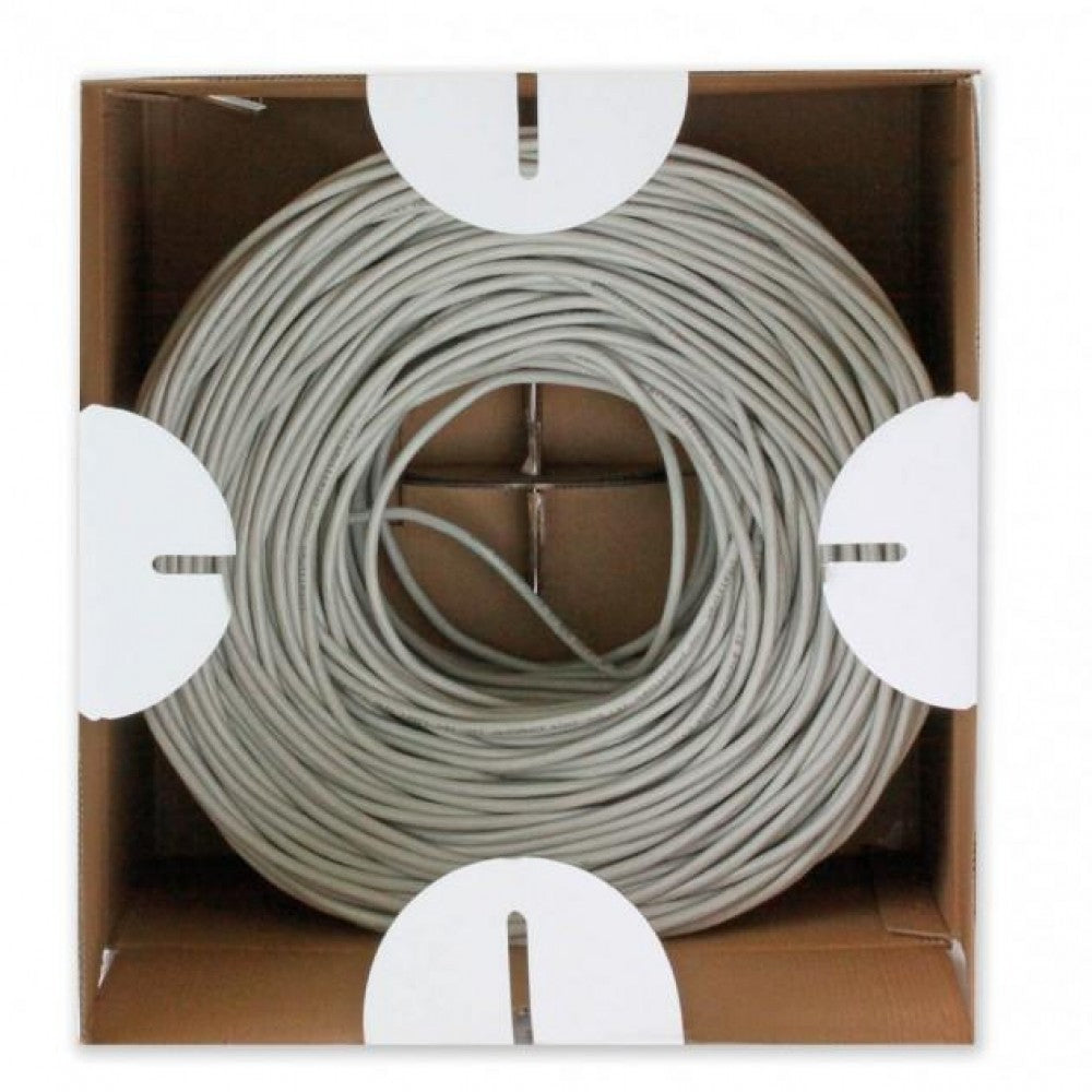 Techly ITP9-FLU-0305 Networking Cable Grey 305 m Cat6 U/UTP (UTP)