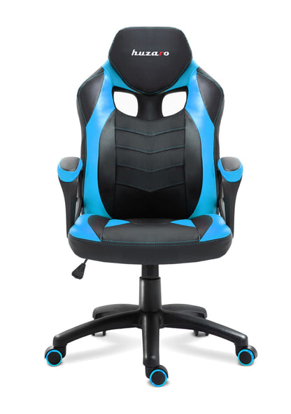 Huzaro FORCE 2.5 BLUE MESH Gaming armchair Mesh seat Black, Blue