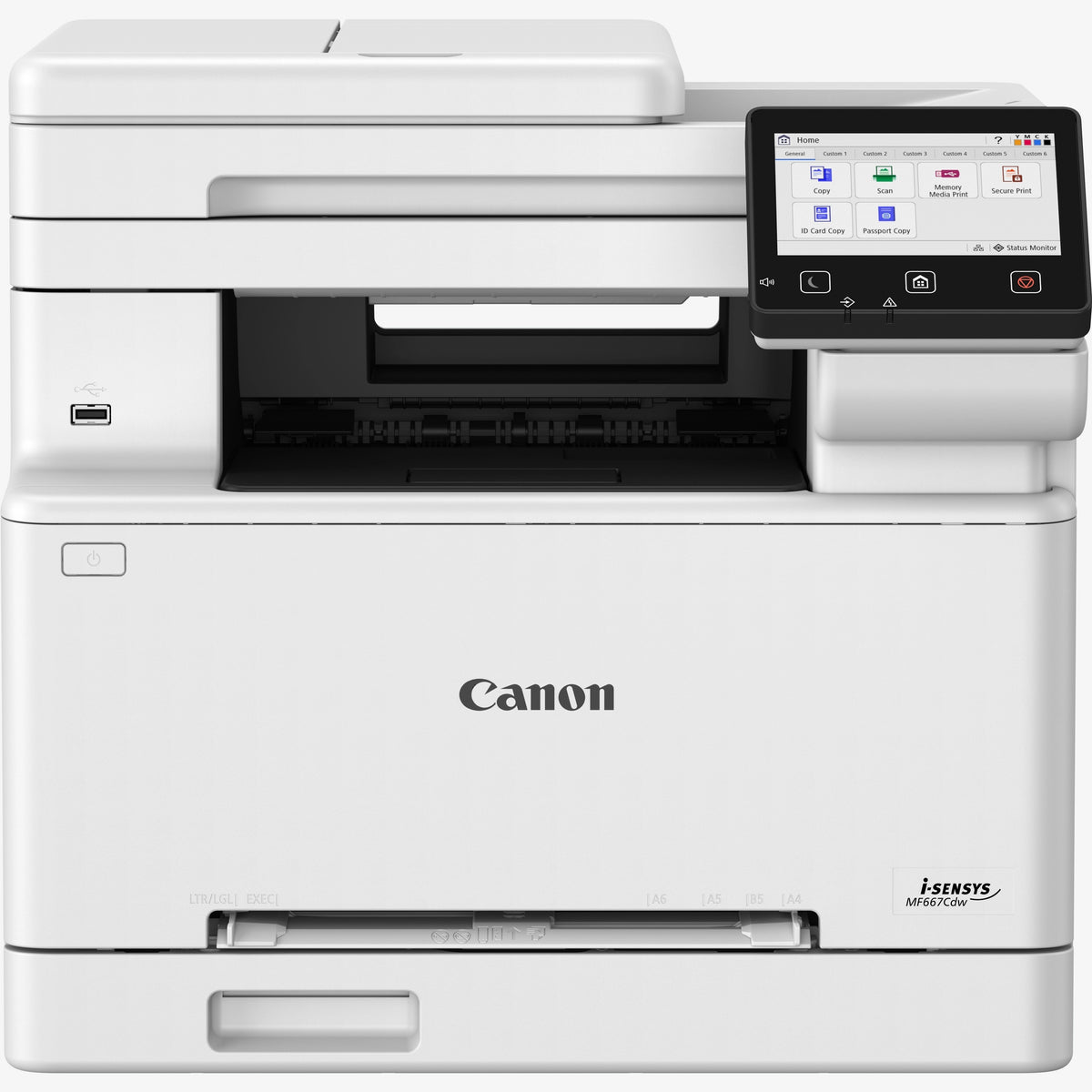 Canon i-SENSYS MF667Cdw (Gray/Black) - Multifunction Color Laser Printer