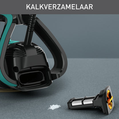 Tefal Puregliss FV8066 Dry & Steam Iron with Durilium AirGlide Autoclean Soleplate, 3000 W, Black/Blue