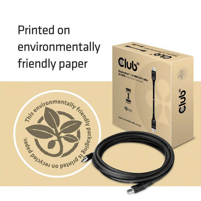 Club3D DisplayPort Cable 1.4 HBR3 32.4Gb/s 5m 8K60Hz St/St retail