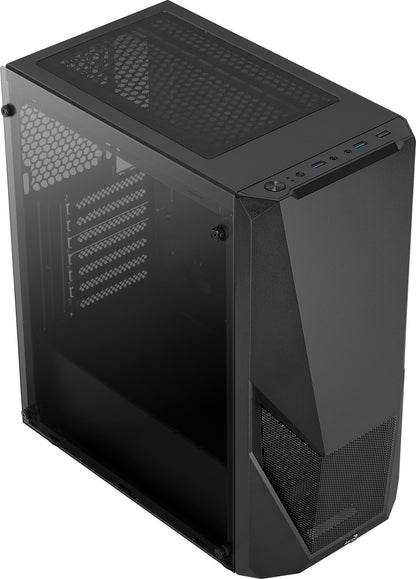 Aerocool PGS Zauron FRGB-G-BK-V1 Black PC Case