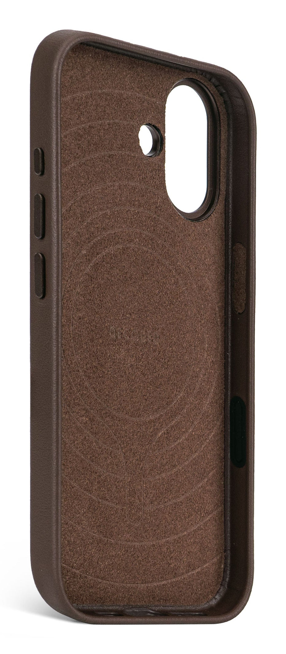 Decoded Leather Backcover for iPhone 17 in Chocolate Brown