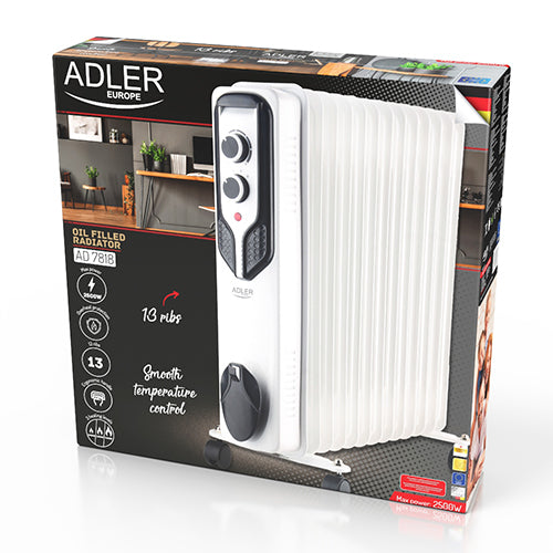 Oil heater ADLER AD 7818 — 13 fins