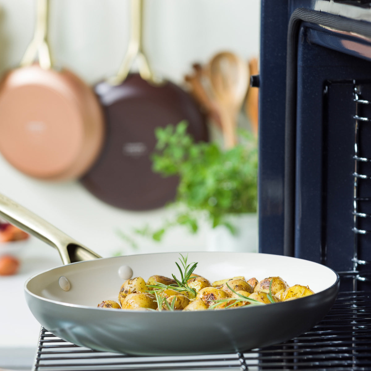 GreenPan Shades Frying Pan Set 3-Piece 20+24+28cm Terra