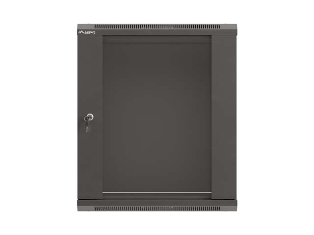 Lanberg WF03-5312-10B rack cabinet 12U Wall mounted rack Black