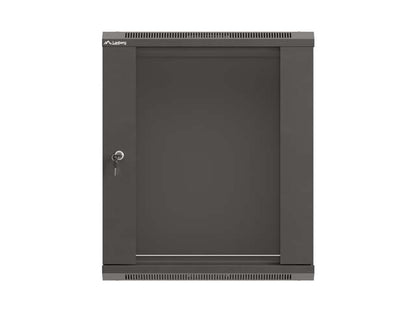 Lanberg WF03-5312-10B rack cabinet 12U Wall mounted rack Black