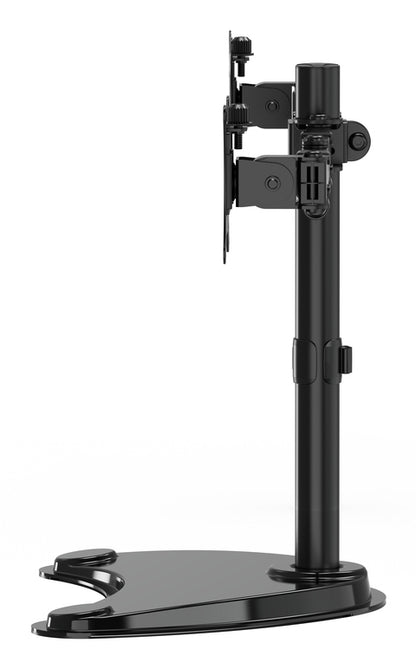 Gembird MS-D2ST-02 Monitor Desk Stand (rotate, tilt, swivel), 13"–32", black