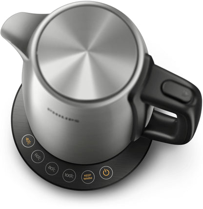 Philips Avance Collection HD9359/90 electric kettle 1.7 L 2200 W Black, Metallic