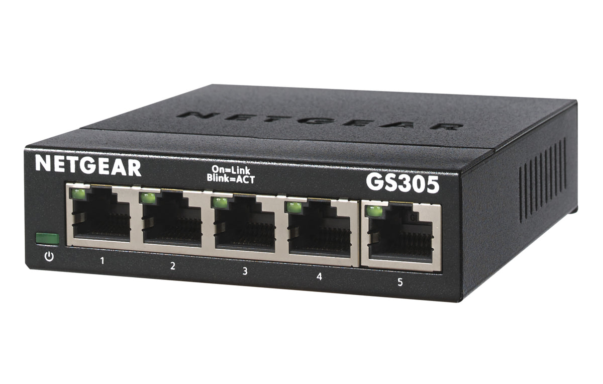 Netgear GS305 v3 (Μαύρο)