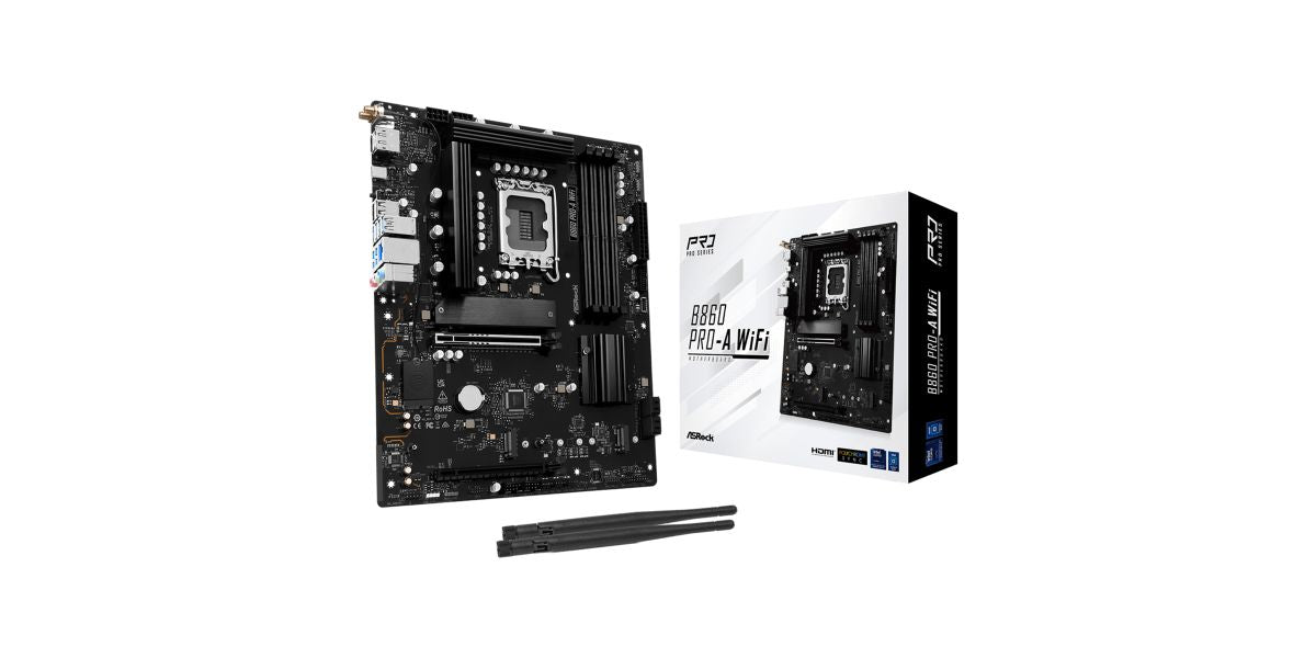 ASRock B860  Pro-A WiFi         1851 ATX  HDMI/DP       DDR5