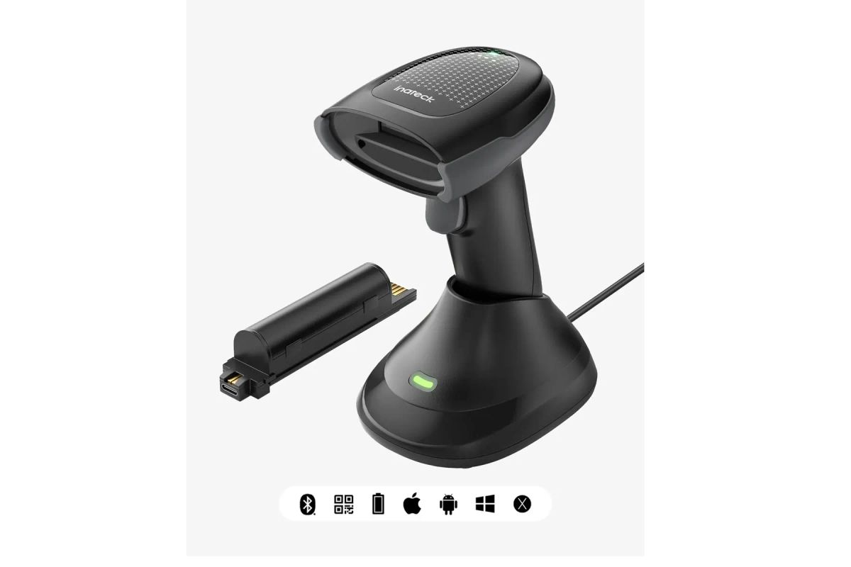 inateck Barcodescanner Pro 170B Black Kit Wireless 1D 2D