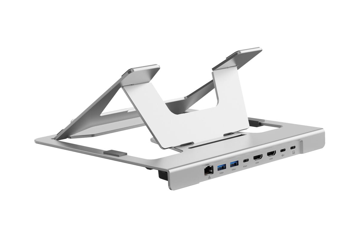 CONCEPTRONIC Notebook Halterung + 7-in-1 Docking      silber