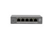 LevelOne PoE+Switch 3xGE PoE/1xHi-PoE 60W unmanaged Plastik
