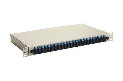 Equip LWL-Spleißkasten 24-Port SC-Duplex OS2 1U komplett  gr