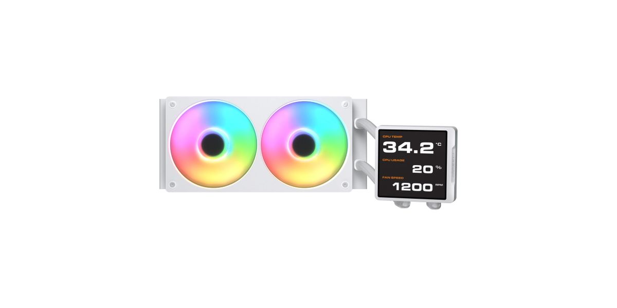 COUGAR CPU Υδρόψυξη Poseidon Vistek Pro 240,ARGB,Άσπρο