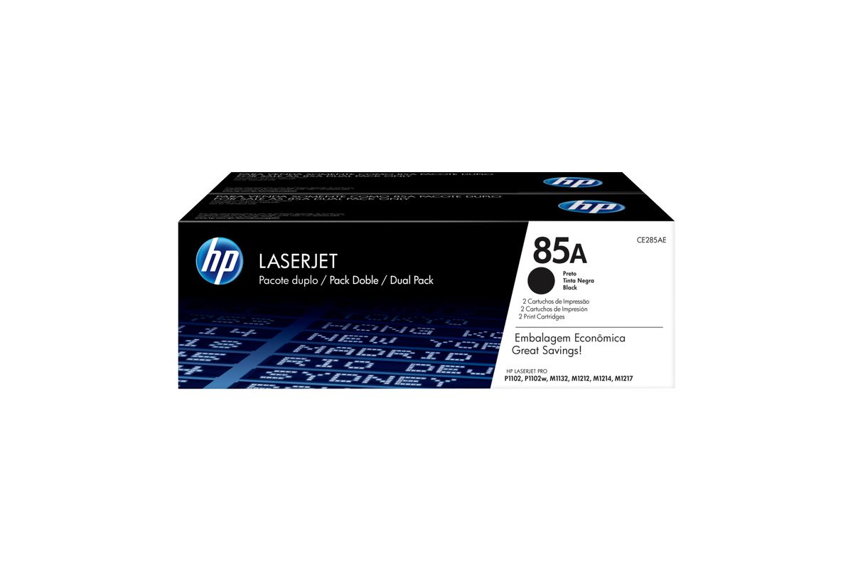 HP 85A 2x Schwarz LaserJet Tonerpatrone