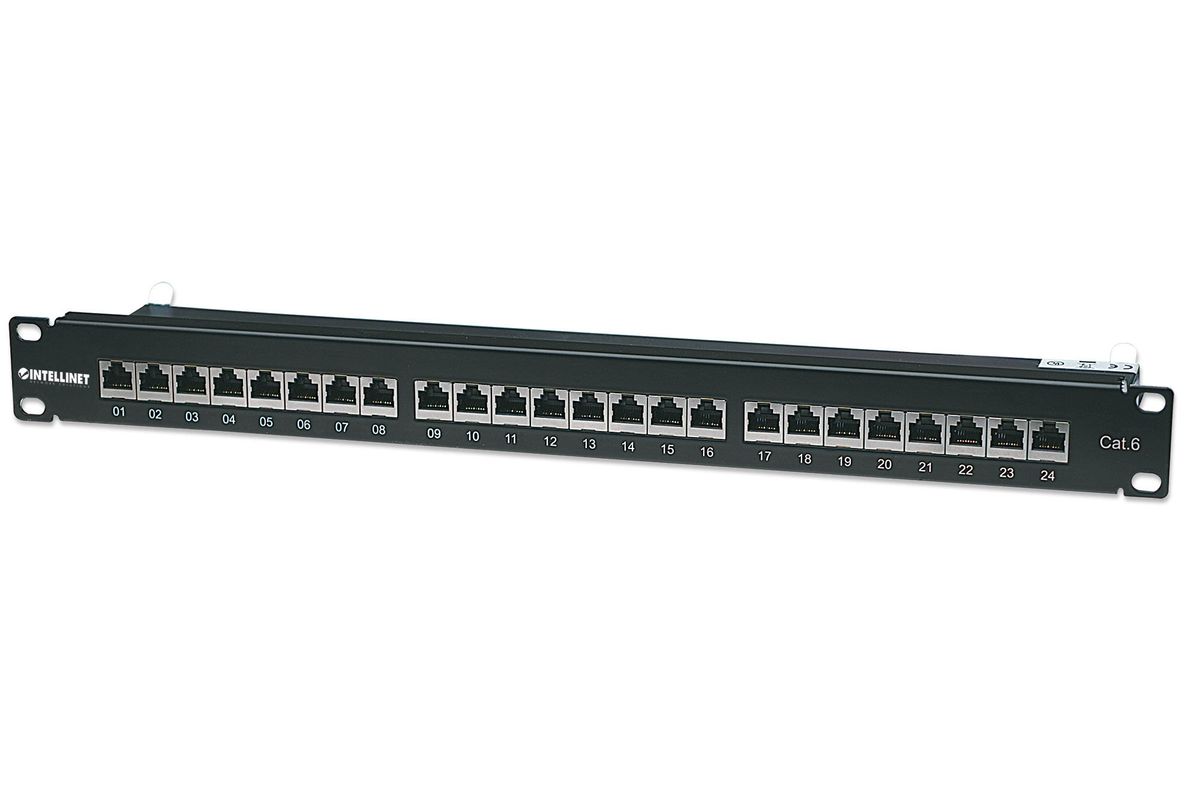 INTELLINET Patchpanel 1HE 24-Port Cat6 FTP sw