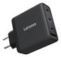 Lenovo 100w Mulit-Port USB-C GaN Charger Black EU