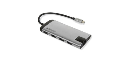 USB-C Verbatim Adapter USB 3.1 GEN 1/ USB 3.0 x 3 HDMI RJ45