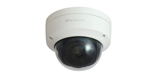 LevelOne IPCam Θόλος Σταθερός 6MP/H.265/IR/9W/PoE/IP67