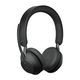 Jabra Headset Evolve2 65 UC Duo, inkl. Link 380c & Ladesta