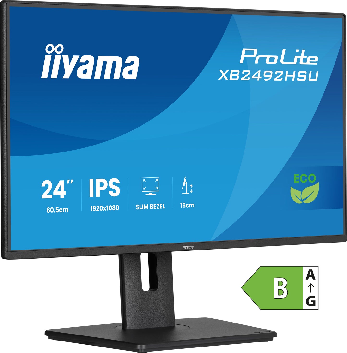 IIYAMA 60.5cm (24") XB2492HSU-B1 16:10 HDMI+DP+2xUSB IPS
