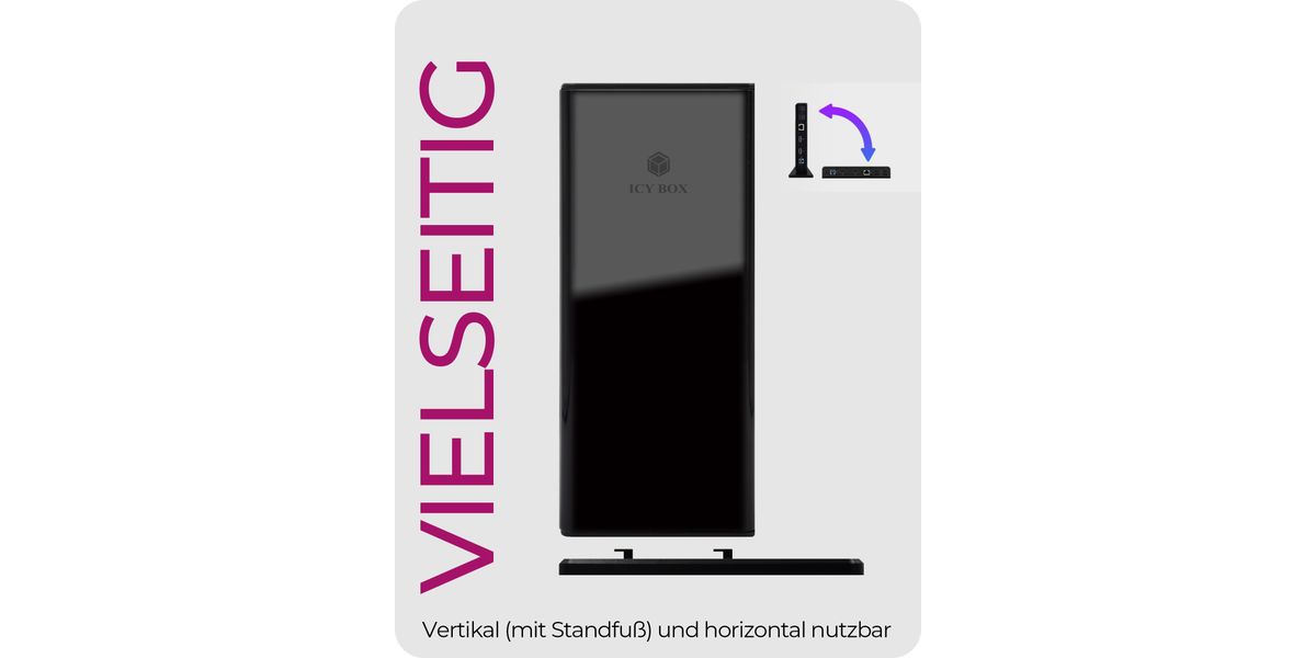 Multi-DockingStation IcyBox  für Notebooks und PCs