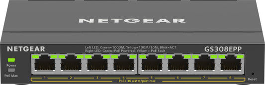 NETGEAR Switch 8x GE GS308EPP-100PES