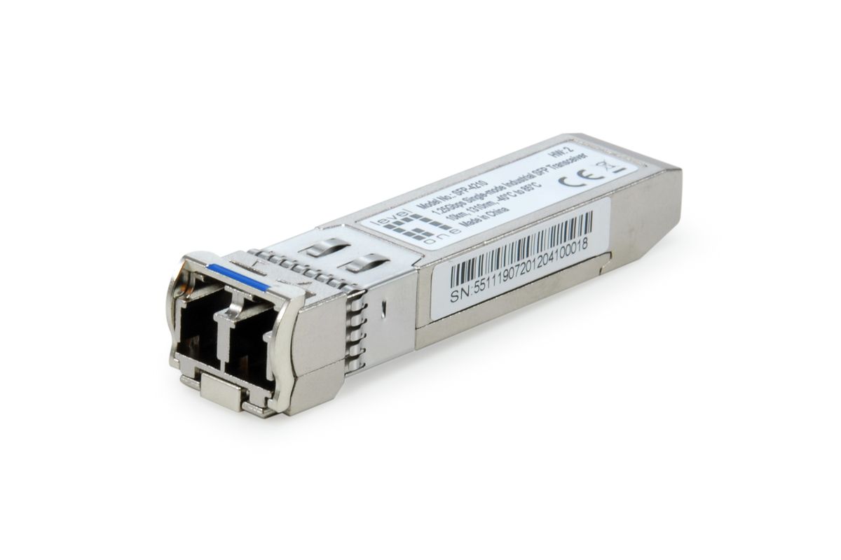 LevelOne SFP Transceiver 1.25Gpbs SM  Duplex LC 1310nm  20km