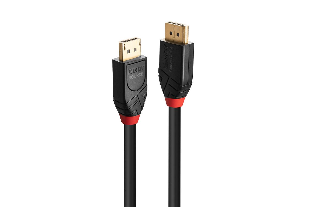 LINDY 7.5m Active DisplayPort 1.4 Cable