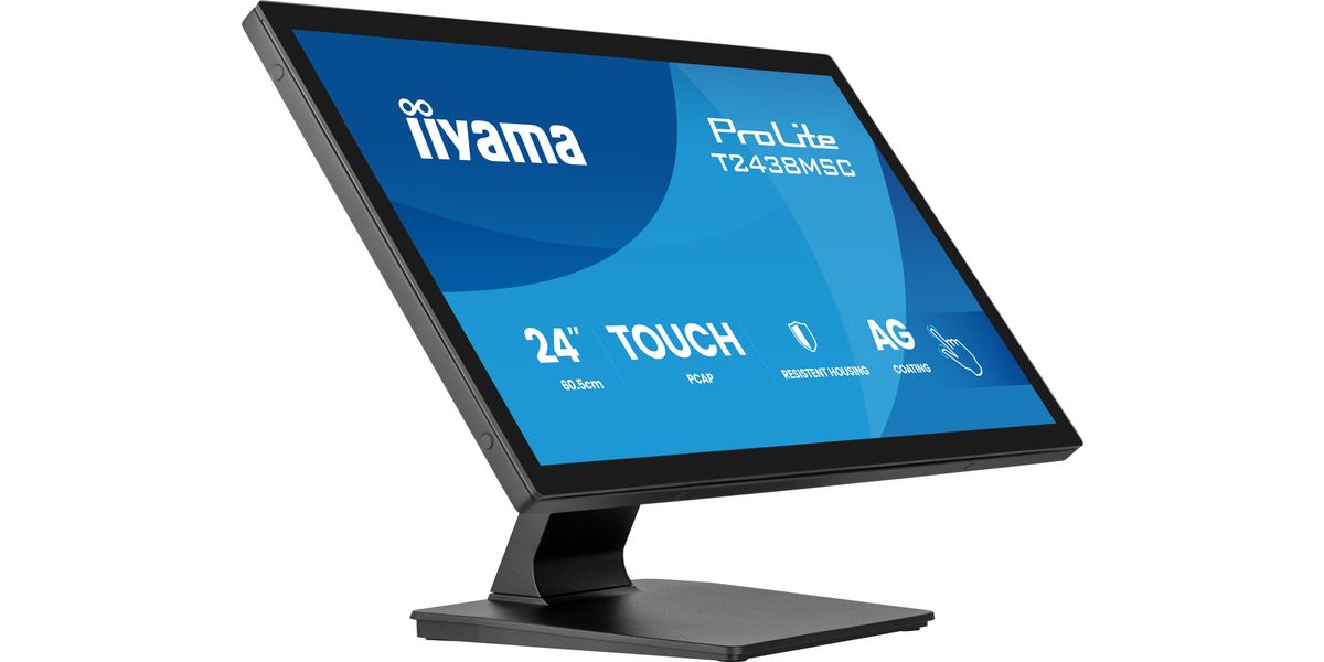 IIYAMA 60.5cm (23,8") T2438MSC-B2 16:9  M-Touch HDMI+DP+USB
