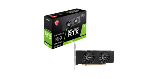 MSI RTX3050 LP E 6G OC               6GB GDDR6 HDMI DVI DP