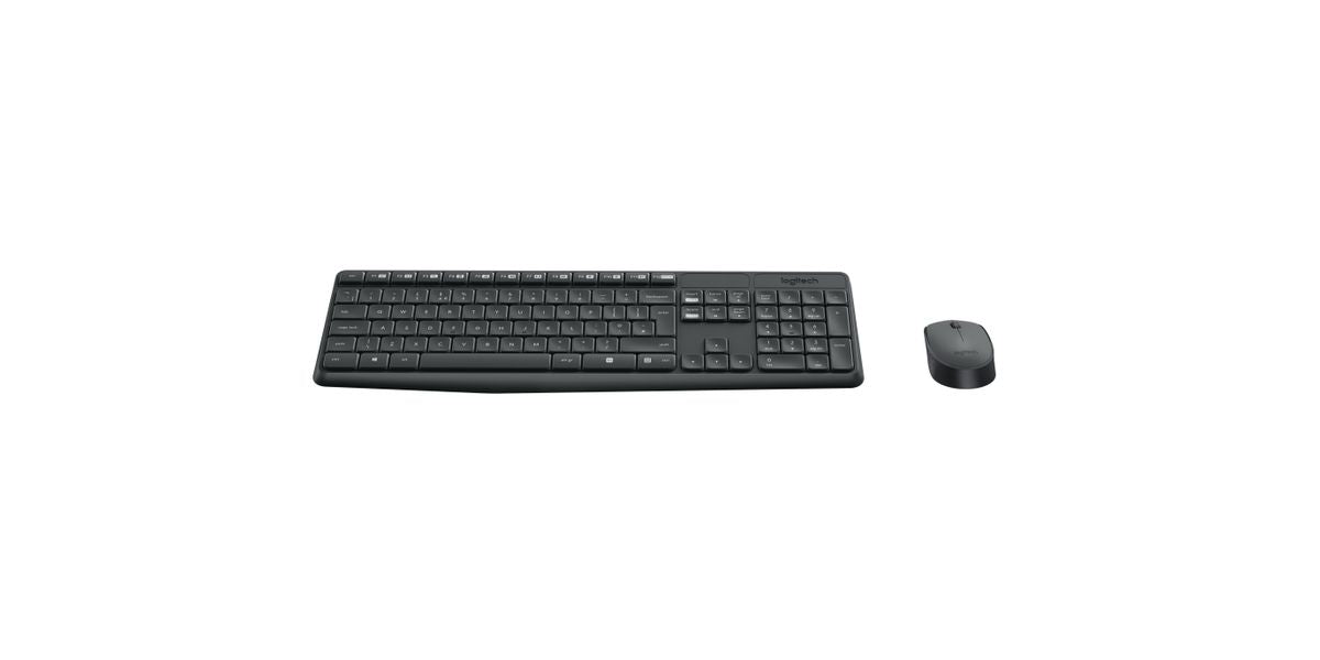 Logitech Wireless Keyboard+Mouse MK235 black retail