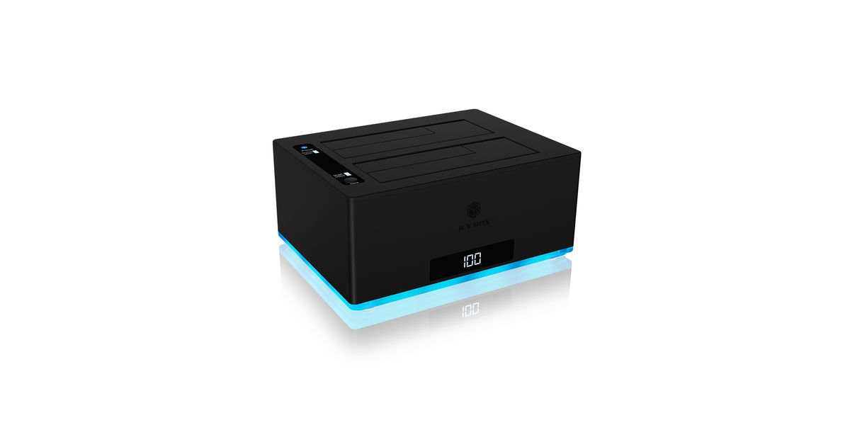 Docking- & Klonstation IcyBox 2,5"& 3,5" SATA, USB3.0 TypeA