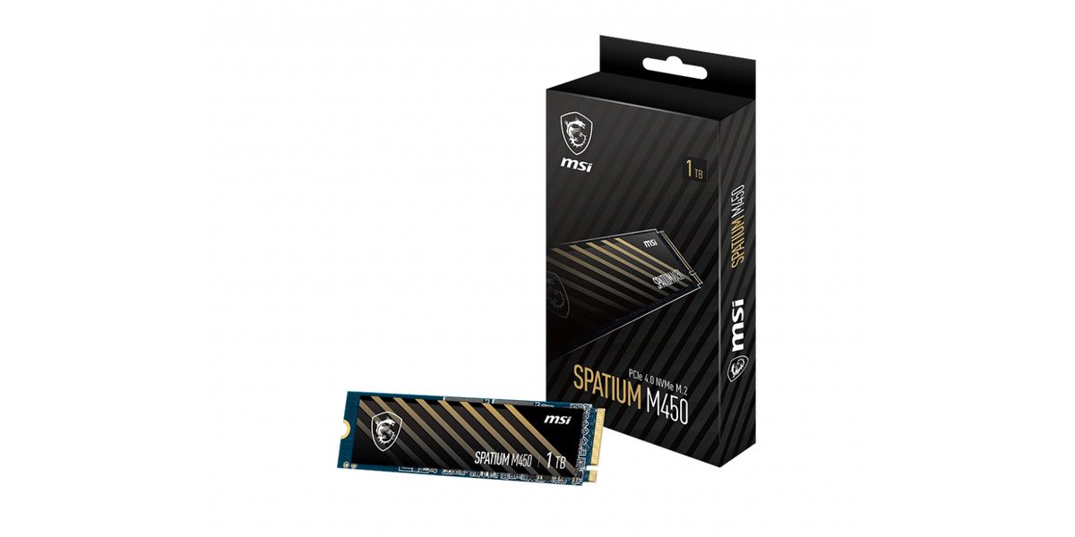 SSD  1TB MSI Spatium M450 V1 (M.2 2280) PCIe Gen4 x4 NVMe
