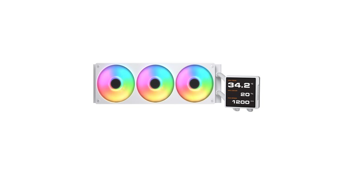 COUGAR CPU Υδρόψυξη Poseidon Vistek Pro 360, ARGB, Λευκό
