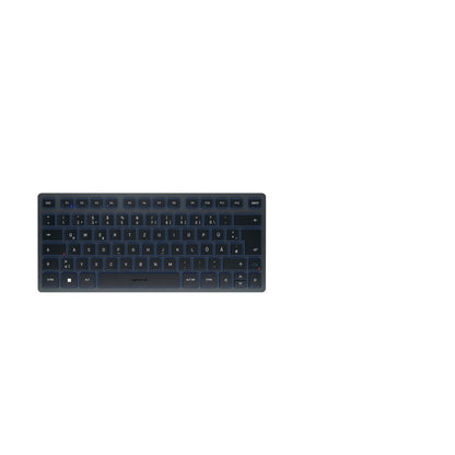 CHERRY TAS KW 7100 MINI BT Ασύρματο Πληκτρολόγιο DE-Layout Slate Blue