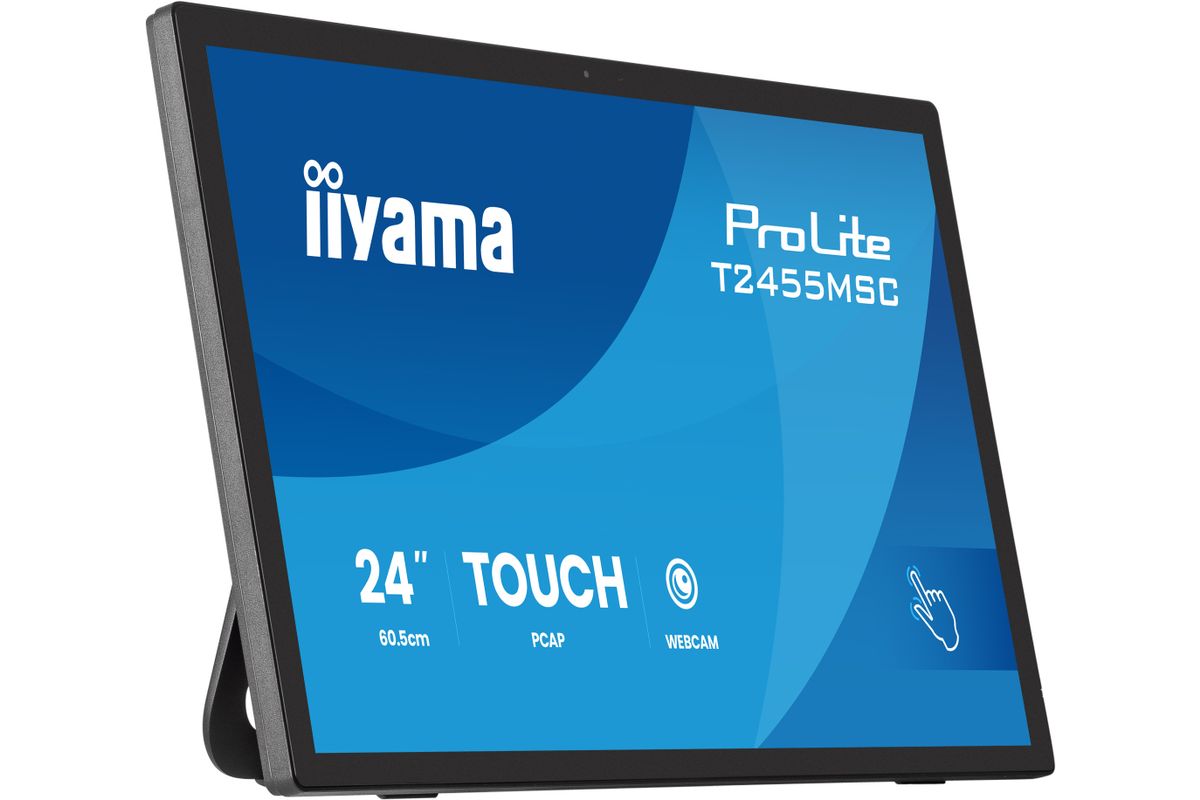IIYAMA 60.5cm (23,8") T2455MSC-B2  16:9  M-Touch DP+HDMI+USB