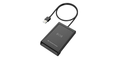CONCEPTRONIC Dual-Interf. Smart-ID Kartenleser USB-A schwarz