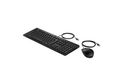 HP Tastatur+Maus 225 Set Kabelgebunden Schwarz