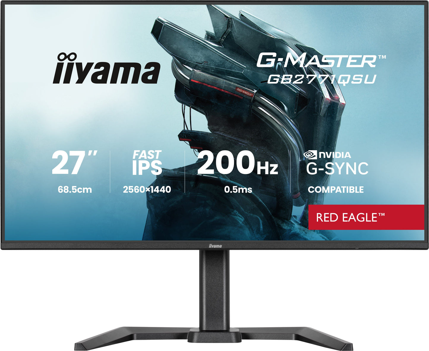 IIYAMA 68,6cm (27") GB2771QSU-B1 16:9 2xHDMI+DP+USB-C