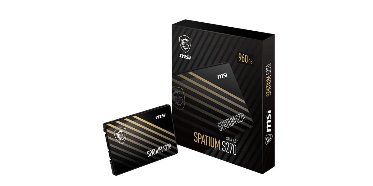 SSD  960GB MSI Spatium S270 2,5" (6.4cm) SATAIII