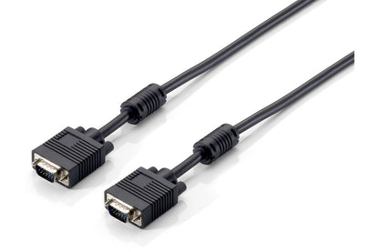 Equip VGA Kabel 1024x 768/60Hz Ferrit   St/St 15.00m schwarz Polybeutel