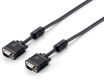 Equip VGA Kabel 1024x 768/60Hz Ferrit   St/St 15.00m schwarz Polybeutel