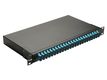 Equip LWL-Spleißkasten 24-Port SC-Duplex OM3 1U komplett  sw